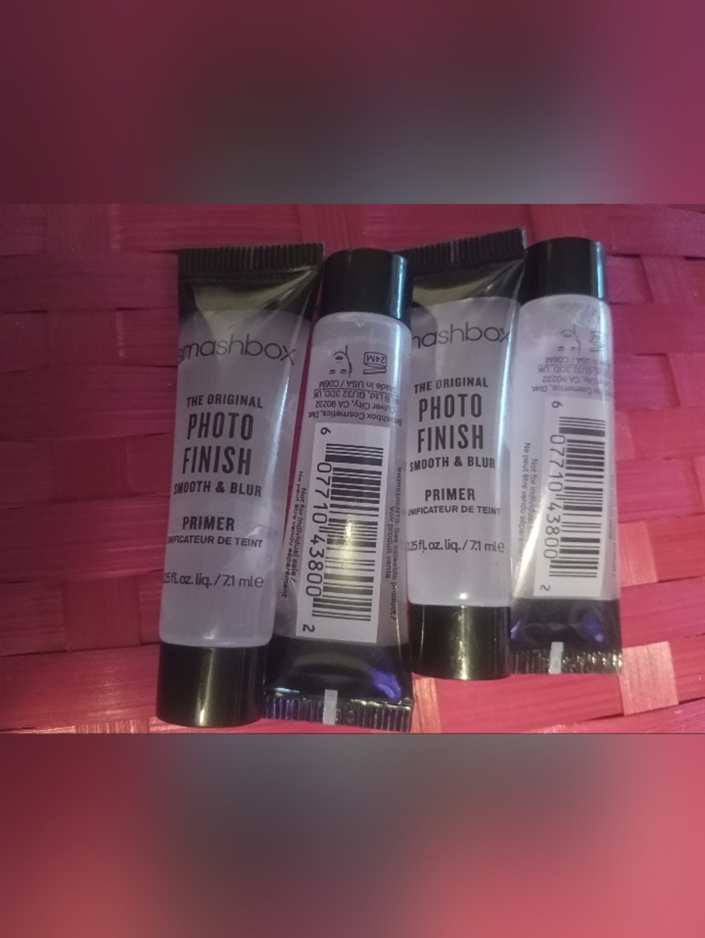 X4 Smashbox The Original Photo Finish Smooth & Blur Primer - Travel Size - NEW